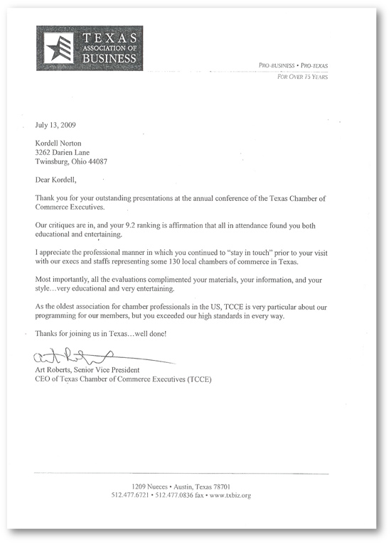 Texas Chamber of Commerce Executives
